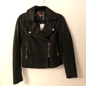 Ted Baker size 1 Leather Jacket